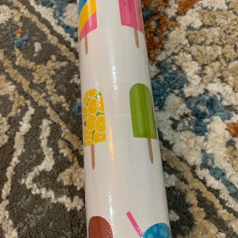 NEW Bella Lux Papier  30x12‎ Gift Wrap or Draw Liners Thick Paper Popsicles